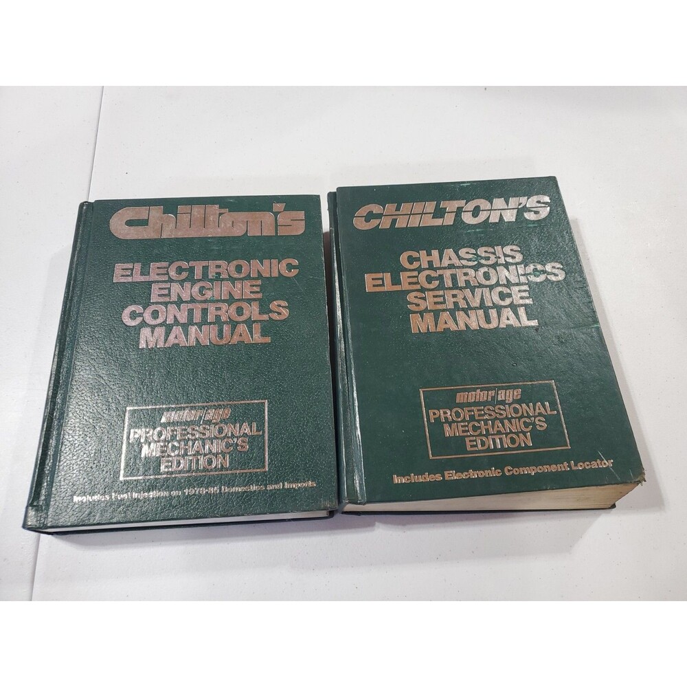 2 Chilton Professional Tech Electronic Engine Controls & Chassis Service Manual